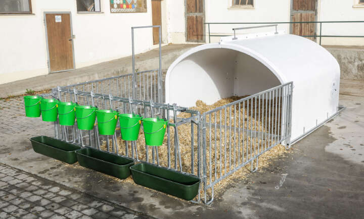 KERBL Hütte CalfHouse Premium XXL ohne Umzäunung